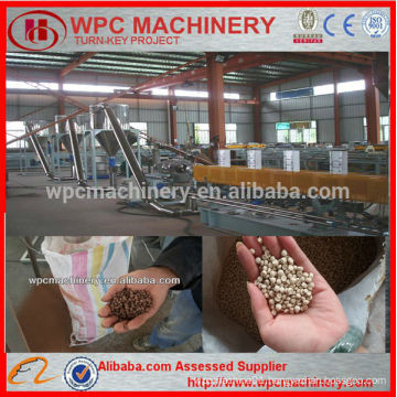 Co-Rotating parallel twin-screw WPC granulating machine